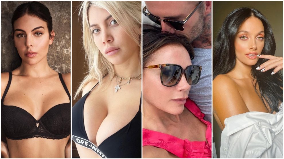 Cuatro de las WAGs que aparecen en el ranking.