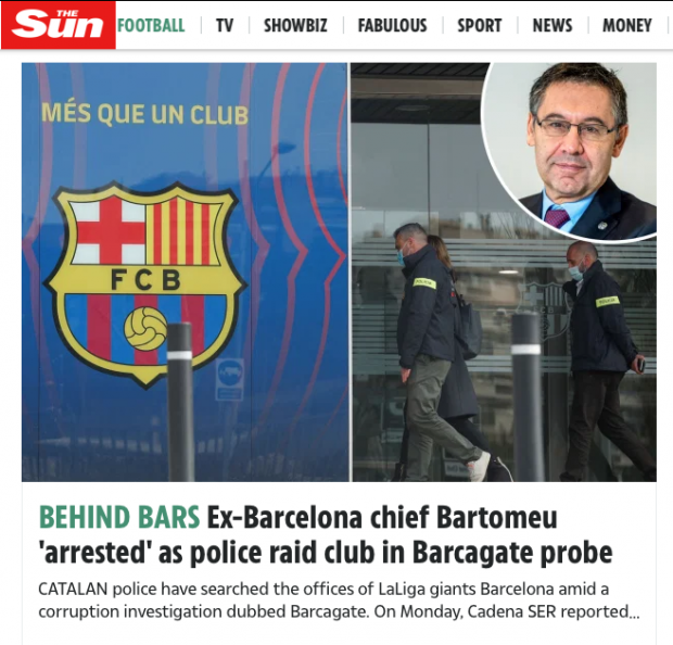 La prensa internacional alucina el ‘Barçagate’: «Escándalo mundial»