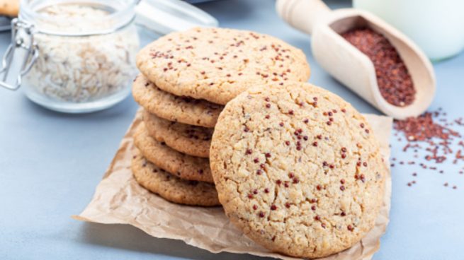 Receta de galletas de quinoa al microondas