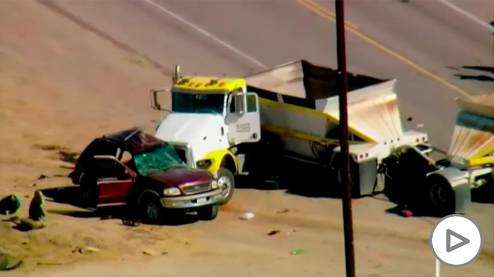 Accidente de coche en California