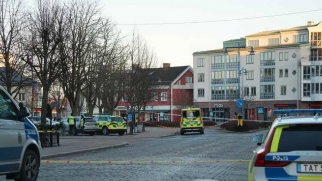 Escena del ataque terrorista en Suecia (Imagen: SVT)