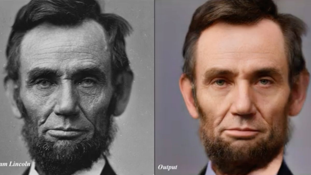 Abraham Lincoln pasado por inteligencia artificial