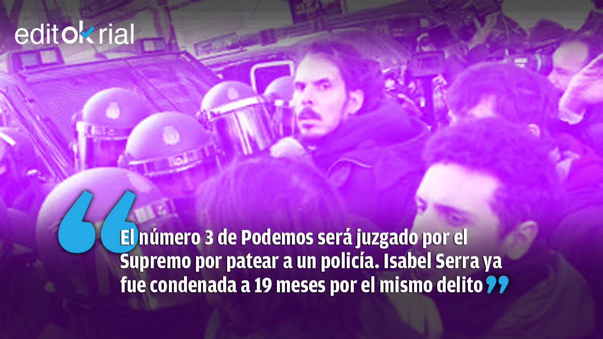 Con tipos como Rodríguez se entiende que Podemos no condene la violencia
