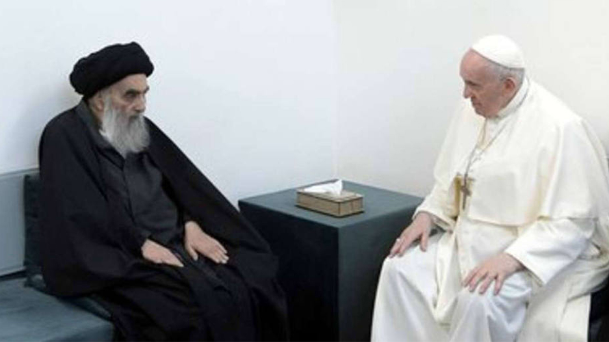 El ayatolá chií Al Sistani ha recibido al Papa en un encuentro que se considera histórico.