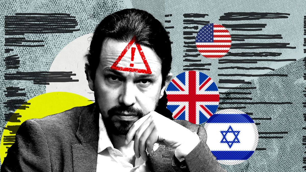 The US, UK and Israeli intelligence controls the information to Spain due to the presence of Podemos