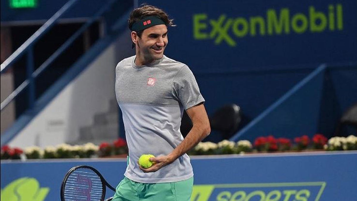 Federer reaparece esta semana en Doha (Instagram de Roger Federer)