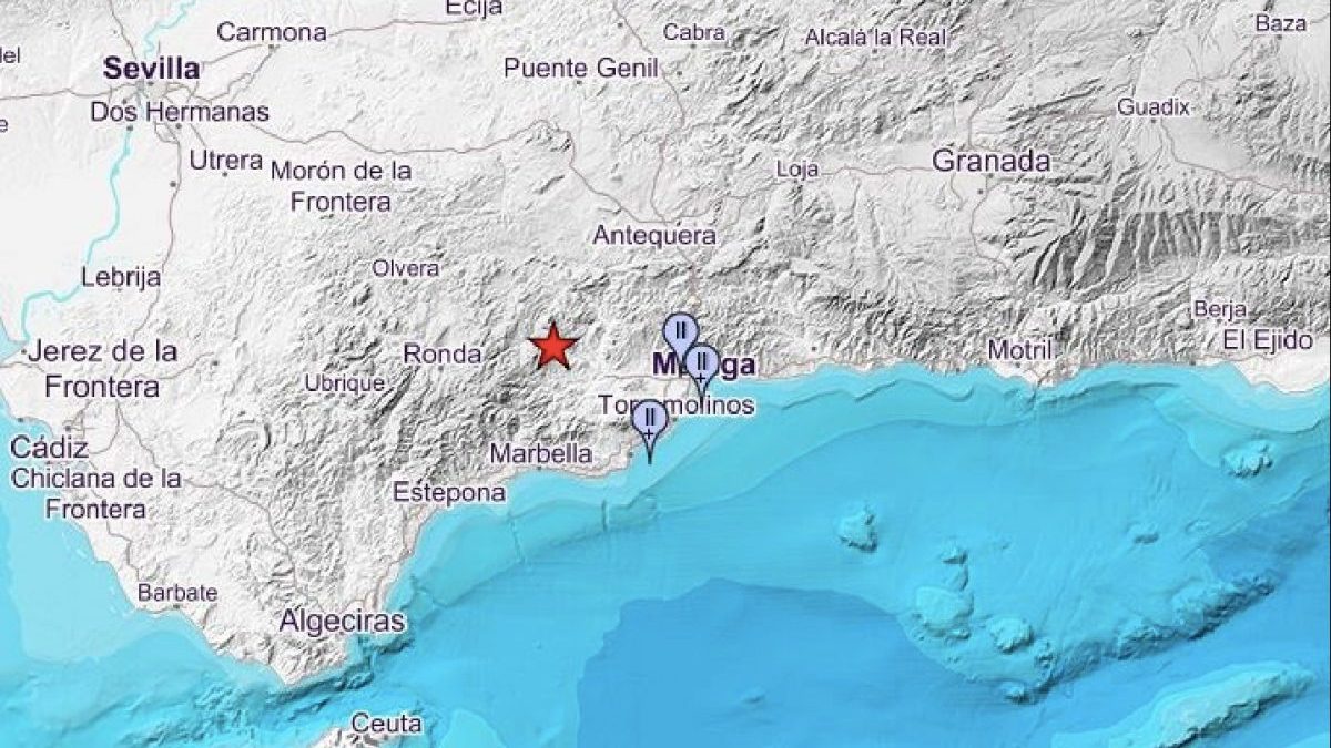 Seísmo de magnitud 3.1 con epicentro en Casarabonela (Málaga).