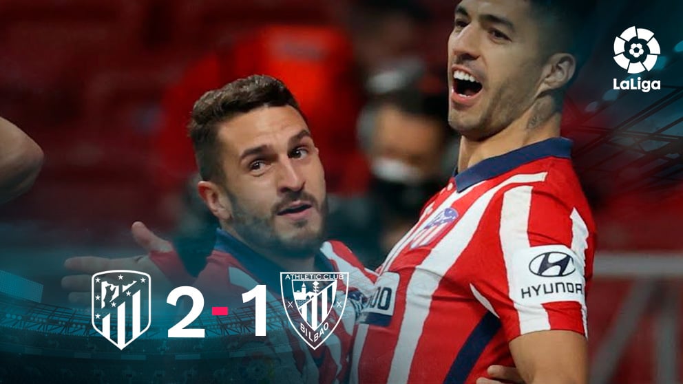 El Atlético venció al Athletic en el Metropolitano.