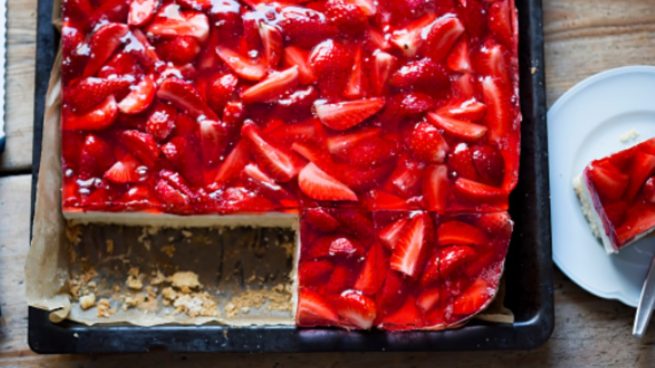 5 recetas de tarta de fresas fáciles de preparar y saludables