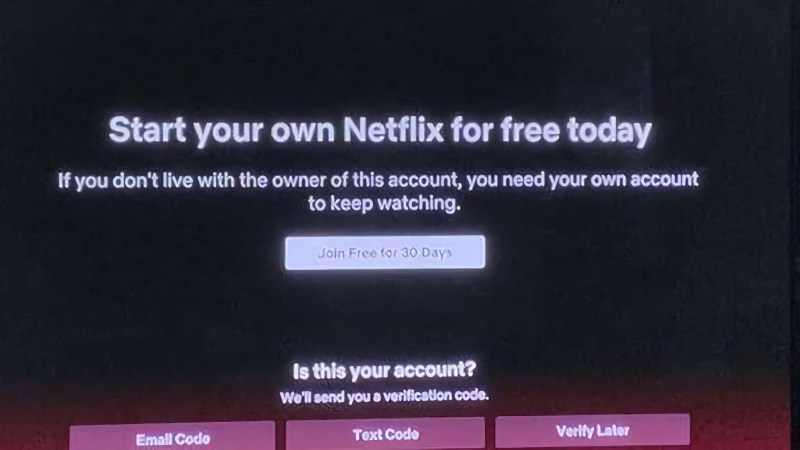 Netflix compartir cuentas