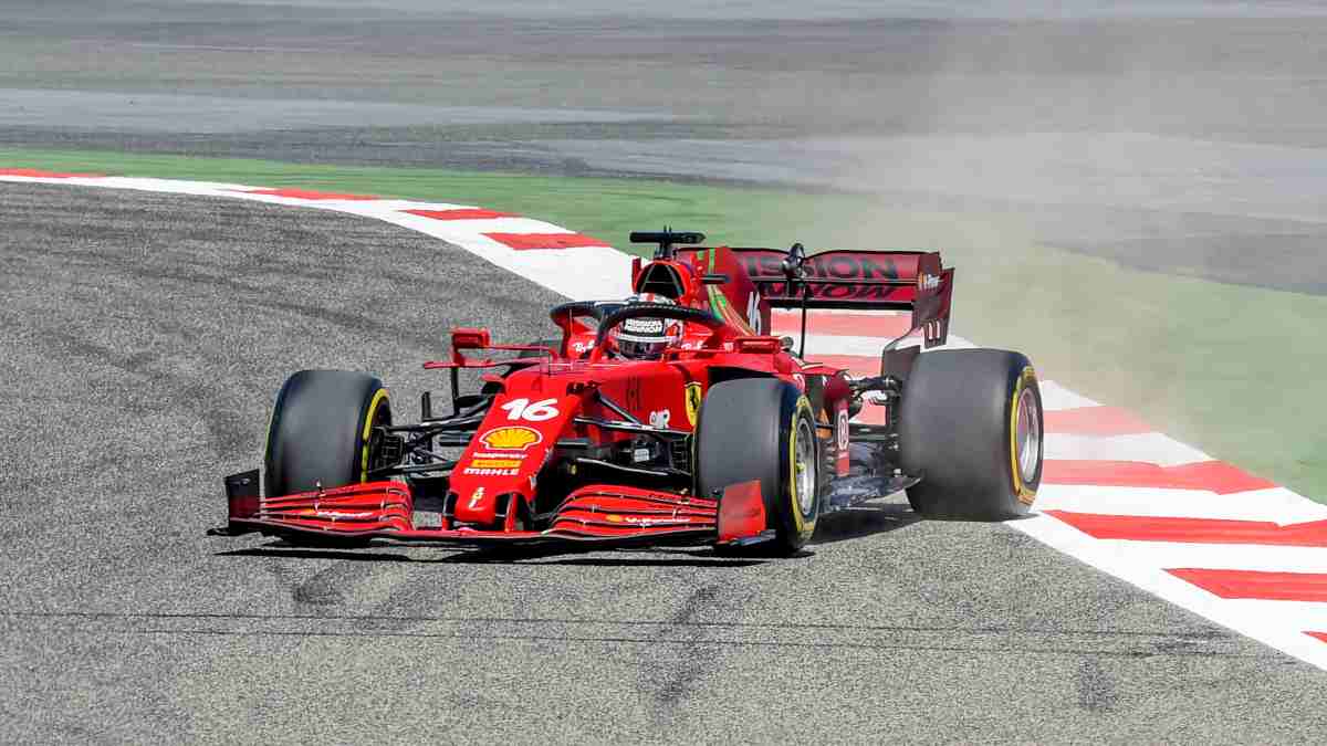 Charles Leclerc en la pretemporada con Ferrari. (AFP)