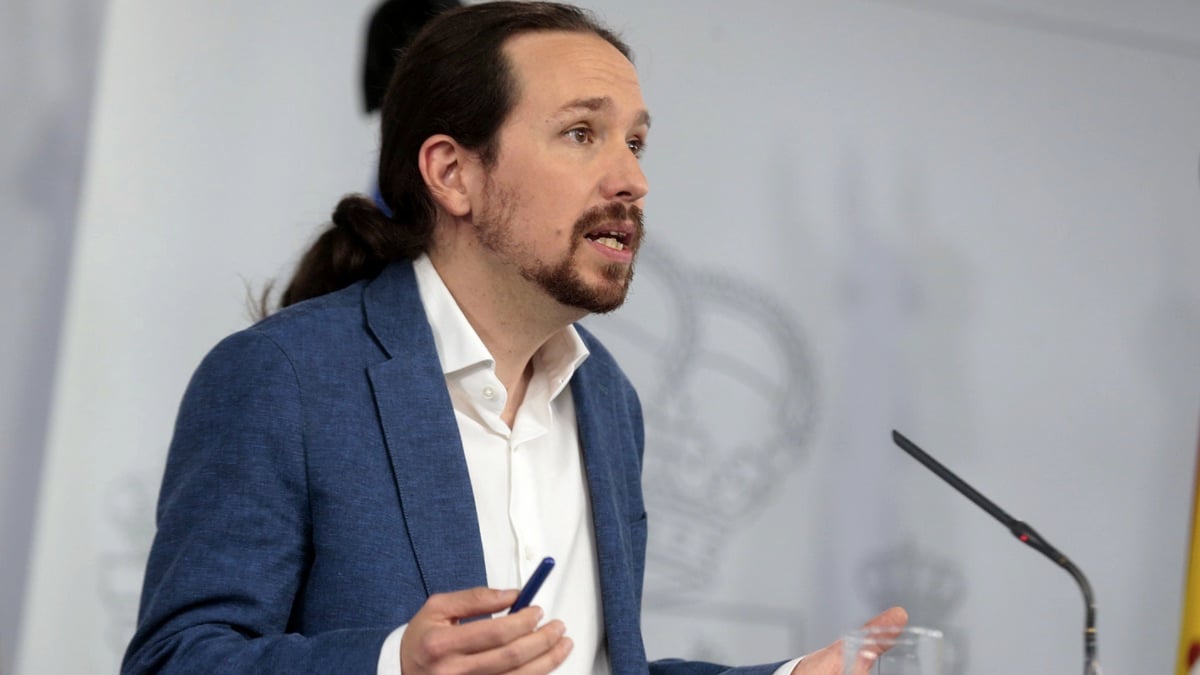 Pablo Iglesias en La Moncloa. (Foto: Moncloa)