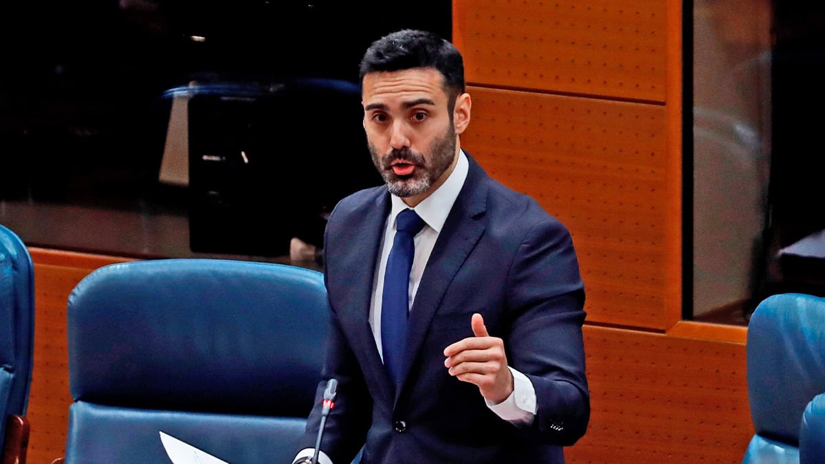 Sergio Brabezo, en la Asamblea de Madrid.