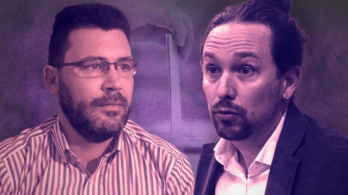 Iván Almerich y Pablo Iglesias.