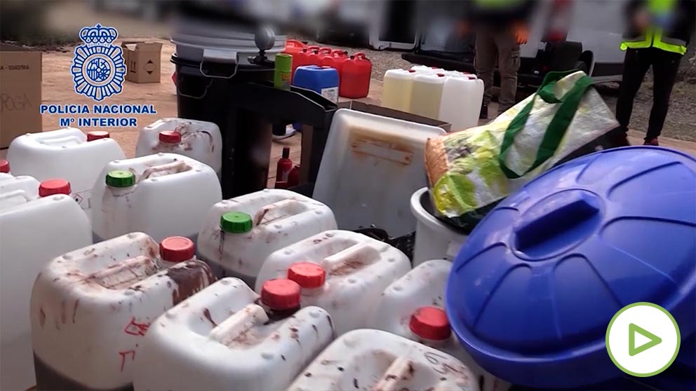 Policía Nacional desmantela un laboratorio de cocaína