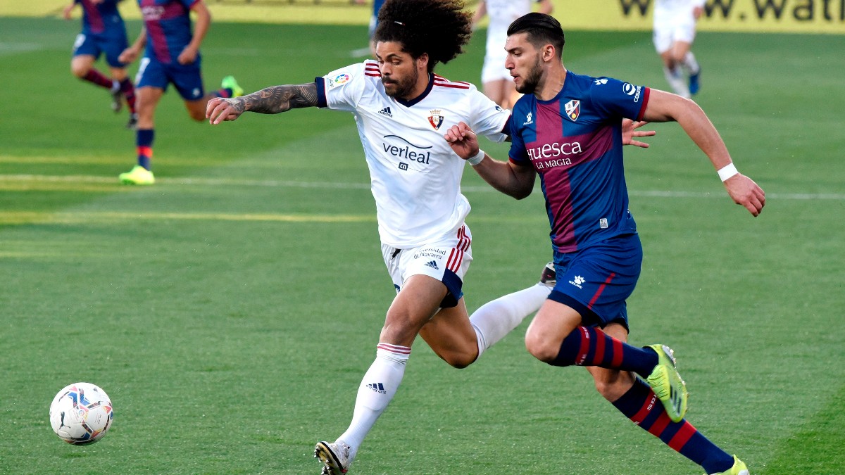 Huesca y Osasuna empataron a cero en la jornada 28 de Liga. (EFE)