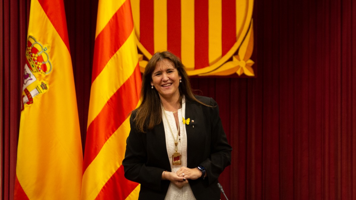 La presidenta del Parlament, Laura Borràs. (Foto: EP)