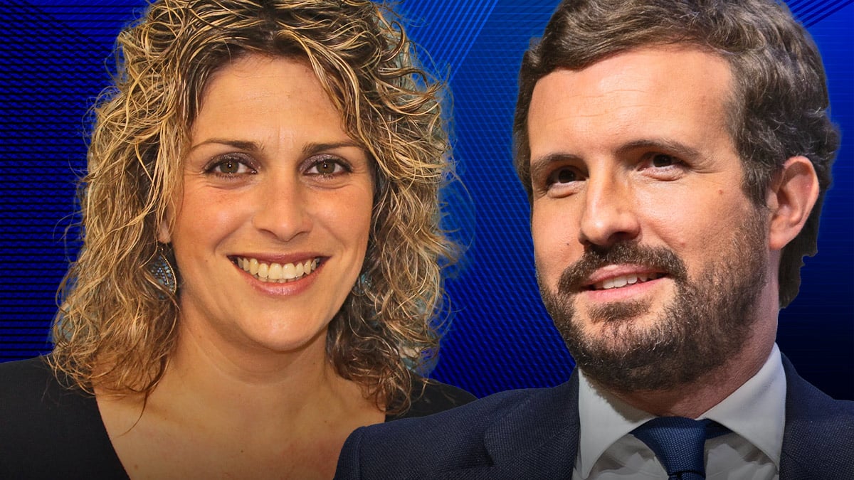 Marta Barrachina y Pablo Casado.