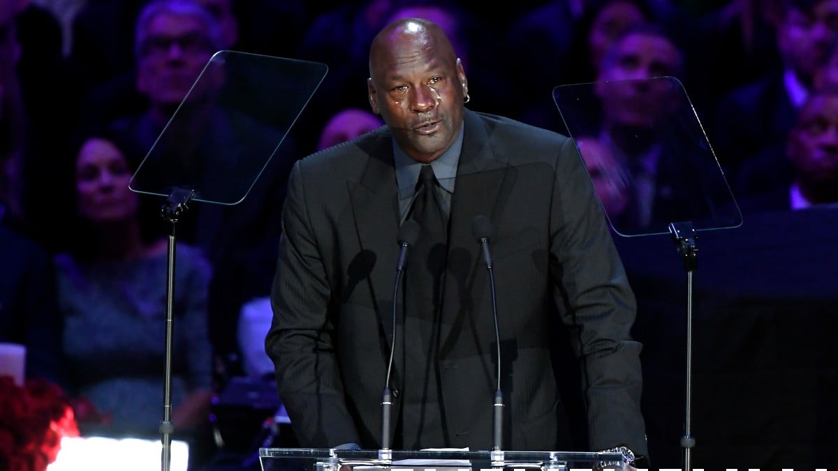 Michael Jordan, en el funeral de Kobe Bryant. (Getty)