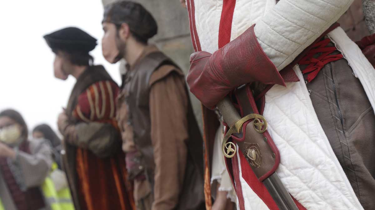 Presentación de las obras de los nuevos espectáculos de Puy du Fou España. Foto: EP