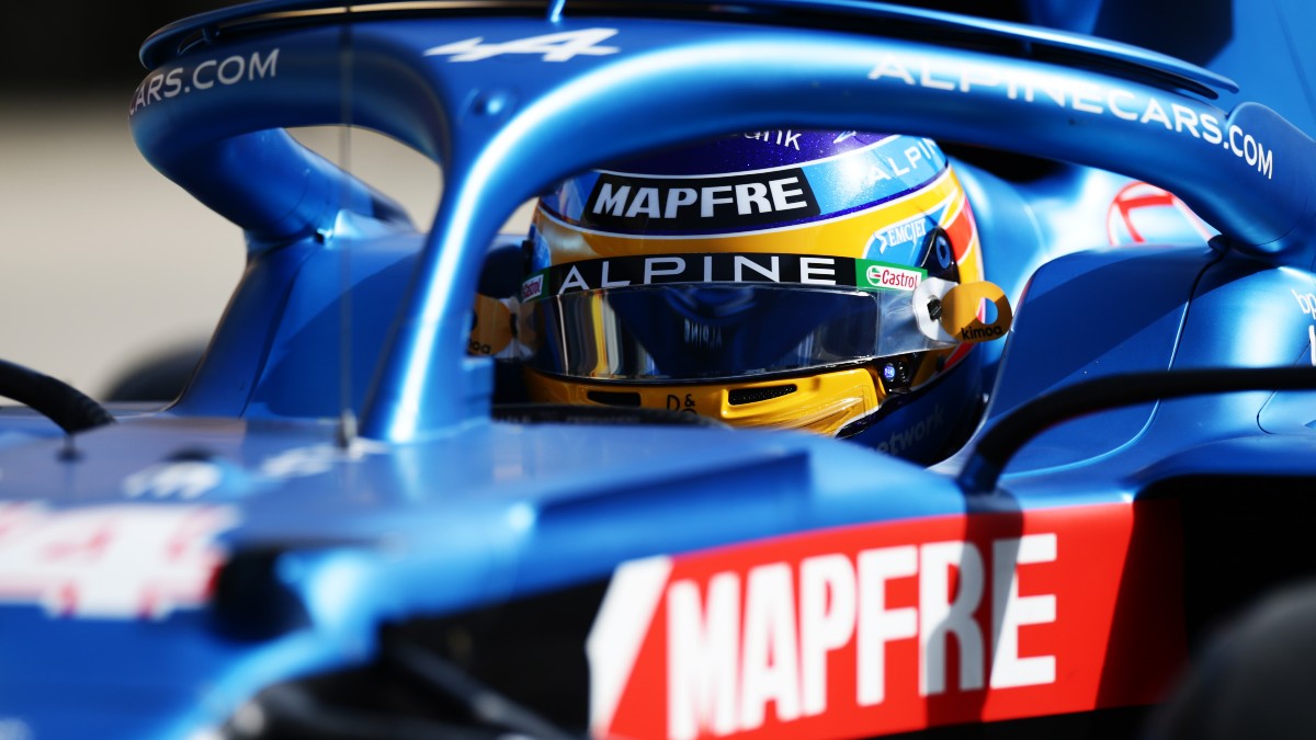 Fernando Alonso en el Gran Premio de Baréin. (AFP)