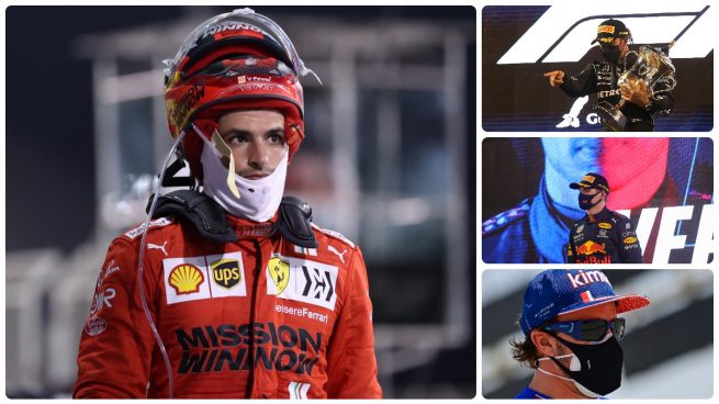 Sainz, Hamilton, Verstappen y Ocon