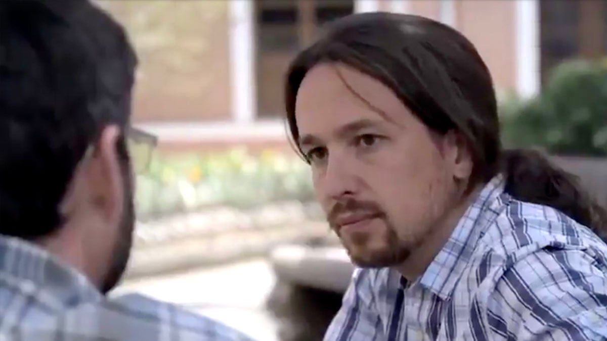 Pablo Iglesias en el programa de Salvados