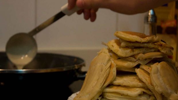 Tortitas de cuaresma con calabaza