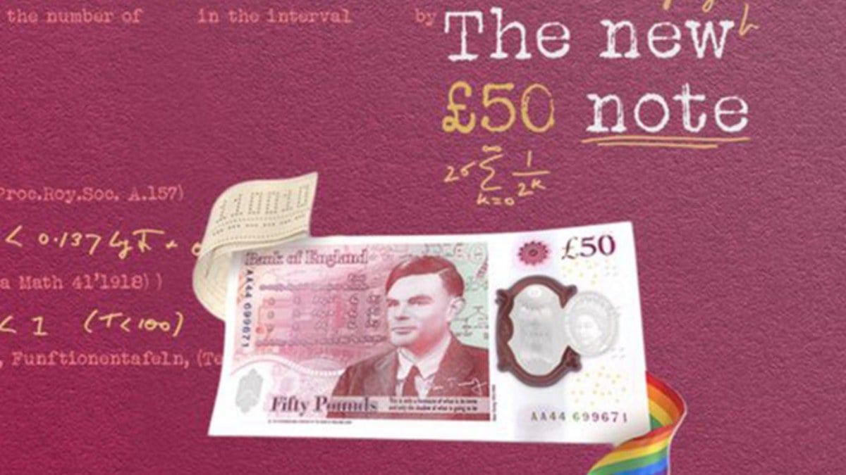 El nuevo billete dedicado a Alan Turing