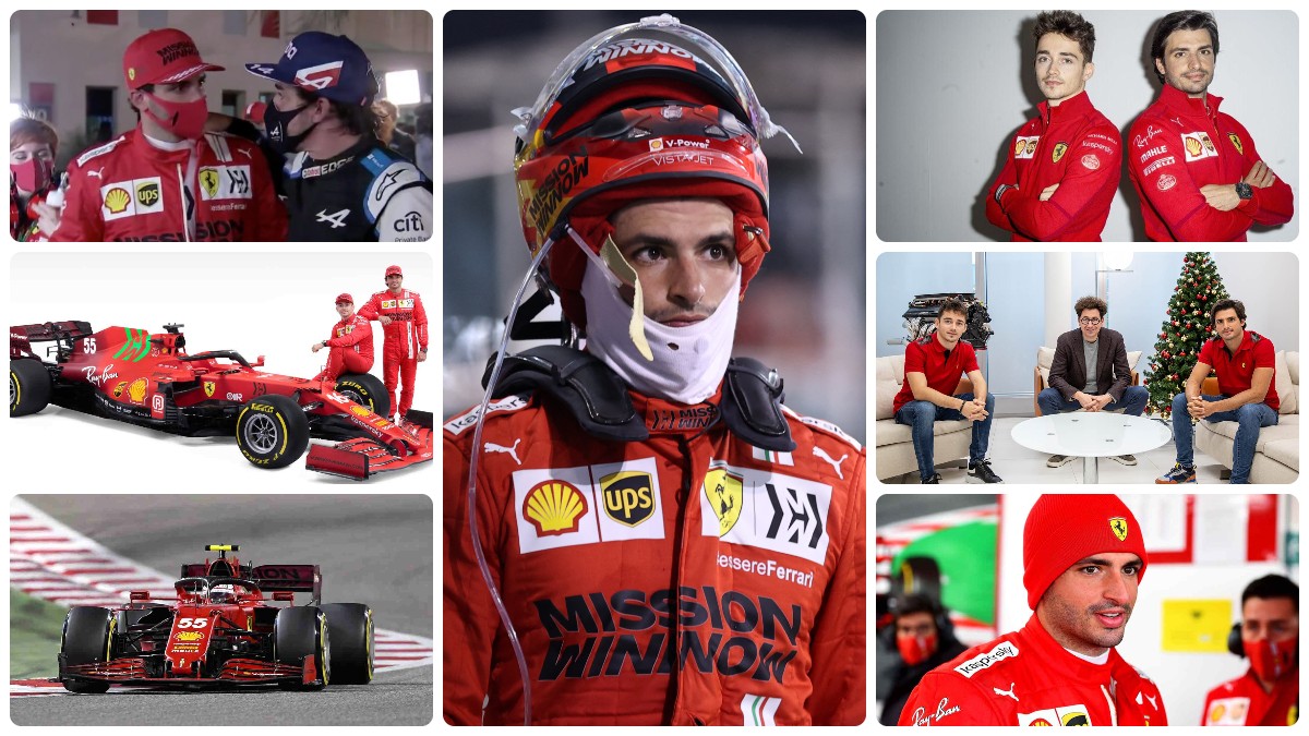 Carlos Sainz y sus primeros 100 días en Ferrari.