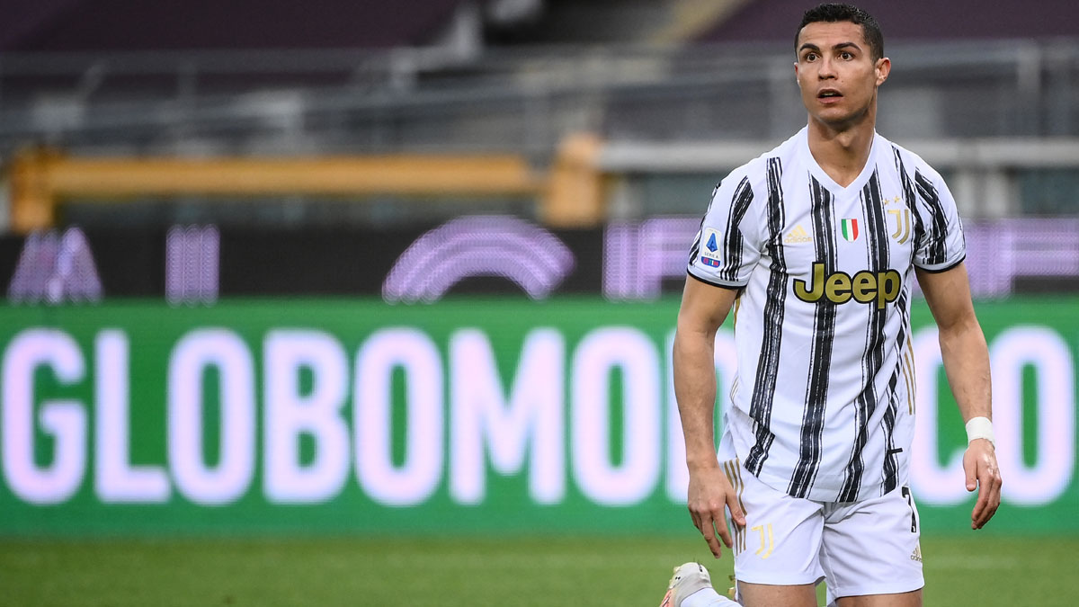 Cristiano Ronaldo, durante el último partido disputado con la Juventus (AFP)