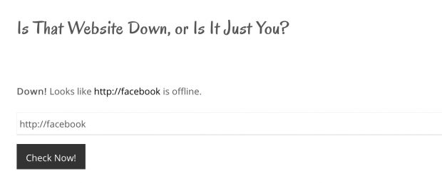 No eres tú, Facebook está ahora mismo fuera de servicio