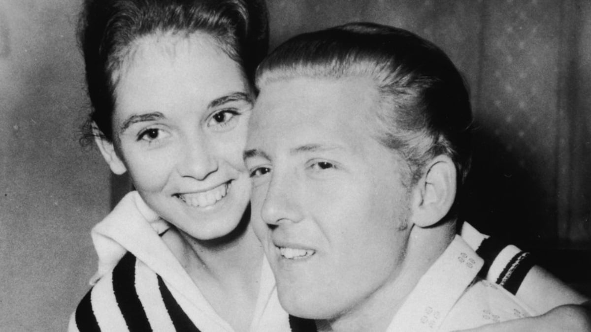 Jerry Lee Lewis con su esposa de 13 años, Myra