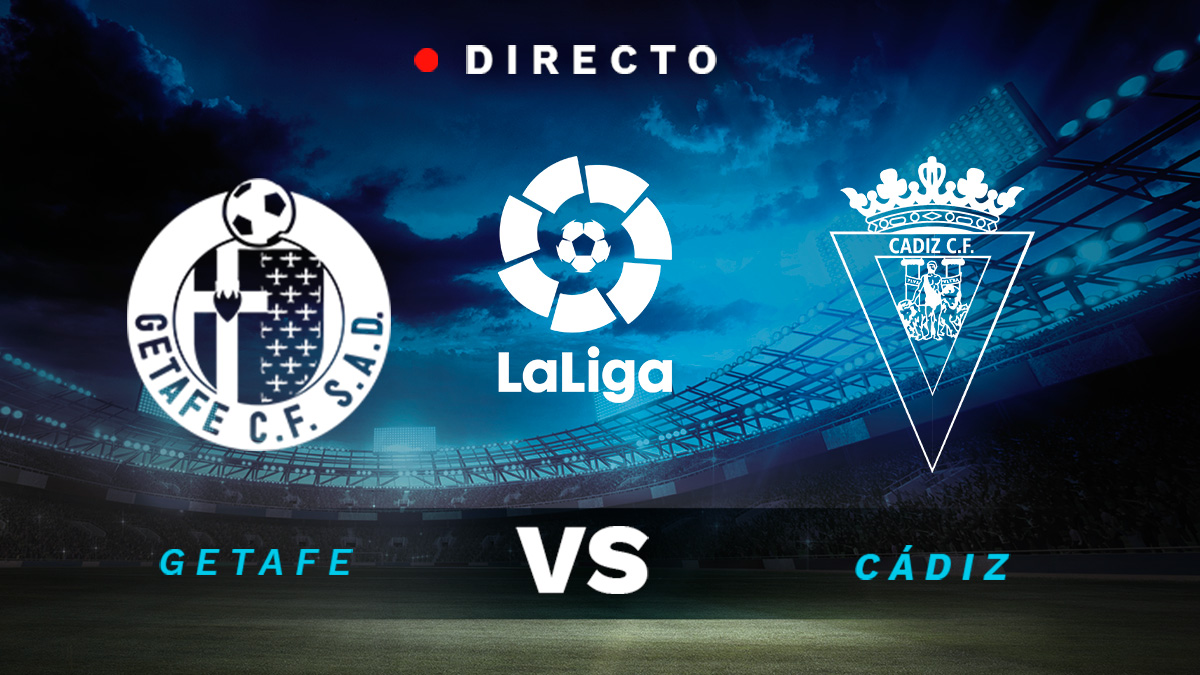 Getafe – Cádiz, en directo online: resultados, goles y minuto a minuto del partido de la Liga Santander hoy.