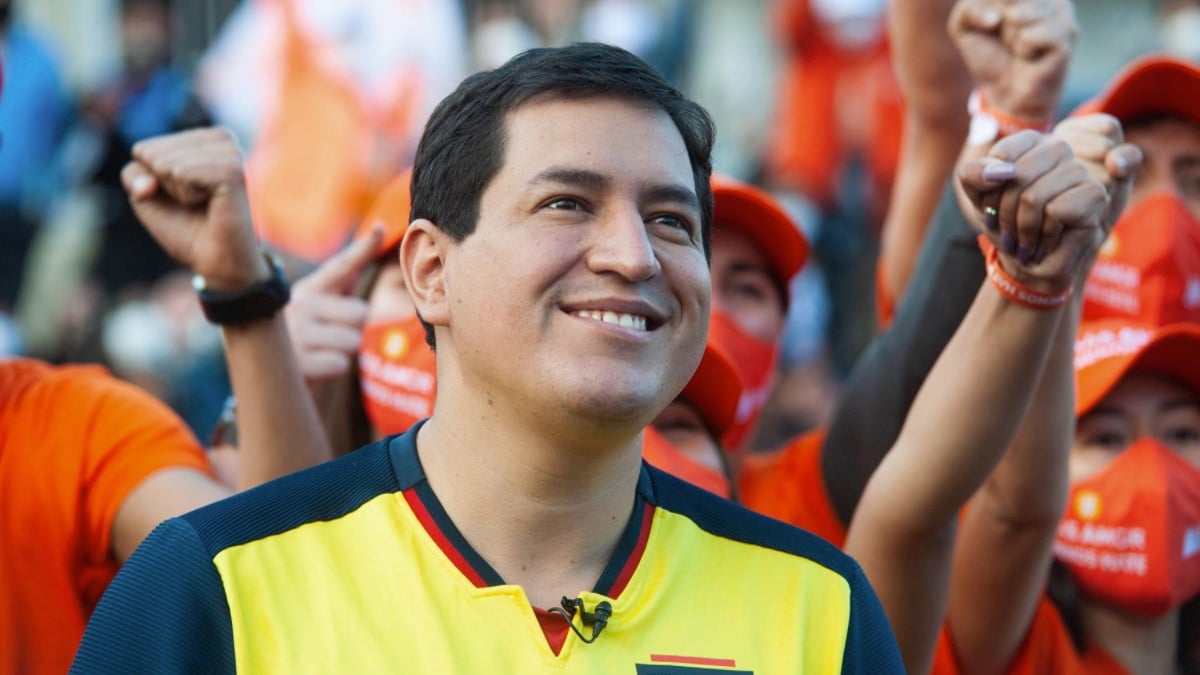 El candidato correísta Andrés Arauz. (Foto: Europa Press)