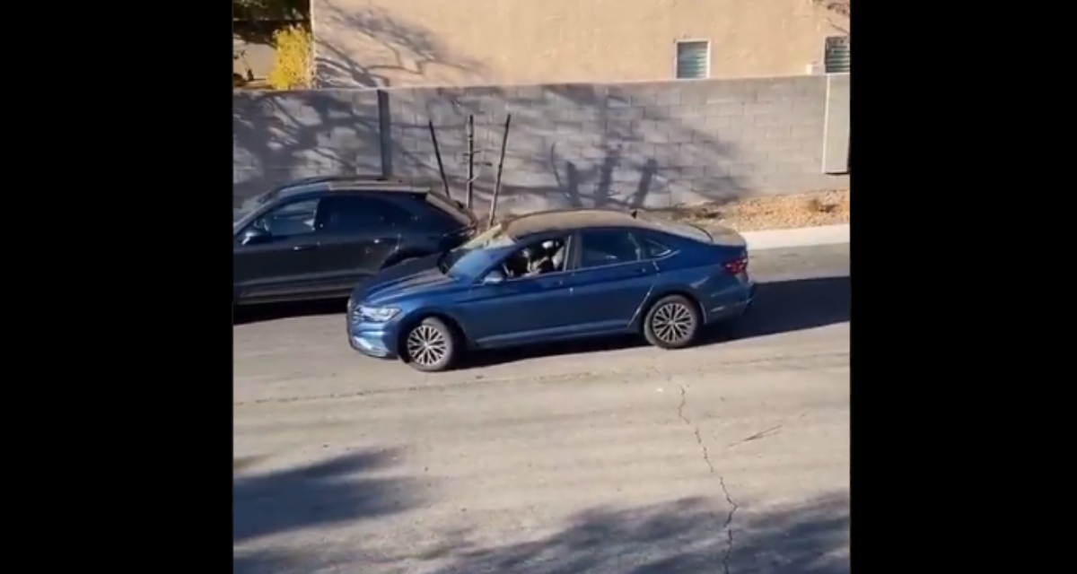 El vídeo viral de una mujer aparcando con un final apoteósico