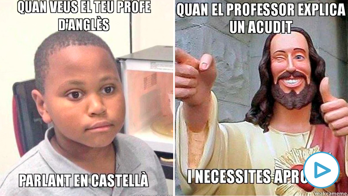 Los espías del catalán en los colegios montan cursos de memes y rap