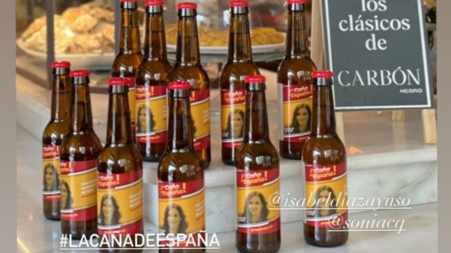 Los bares madrileños bautizan una cerveza en homenaje a Ayuso como «La caña de España» Cana-655x368