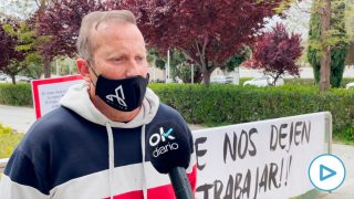 Eduardo Abenojar entrevistado por OKDIARIO en Salou.