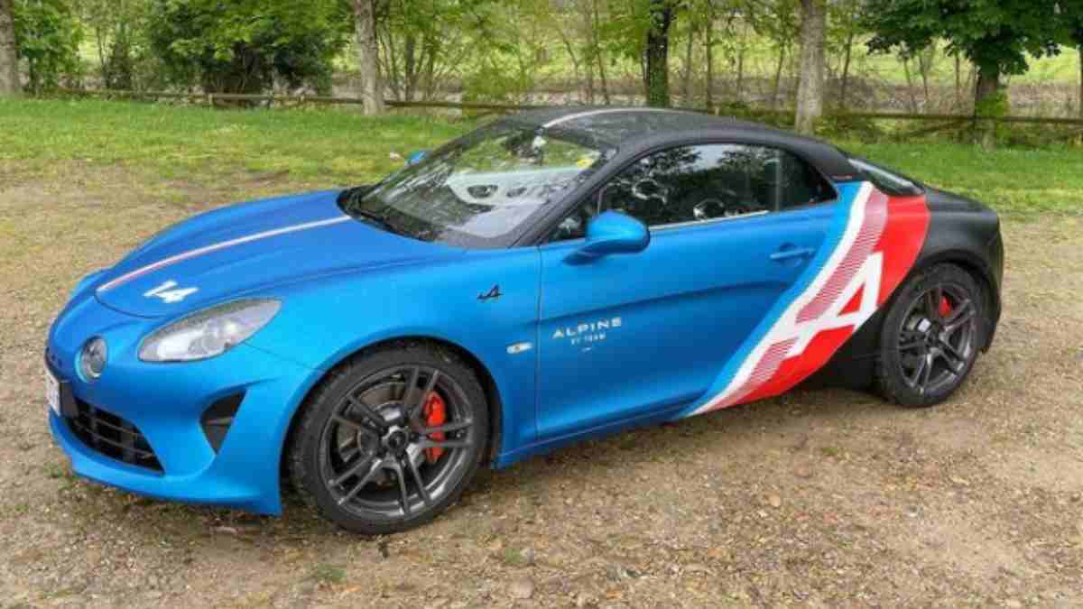 El A110S de Alpine de Fernando Alonso. (Fernandoalo_oficial Verificado)