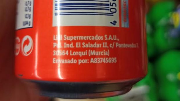 Mercadona, Lidl, DIA ¿qué refresco de marca blanca se parece más a Coca  Cola?