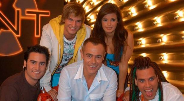Marta Torné junto a Jordi González y Torito en su debut en TNT en Telecinco