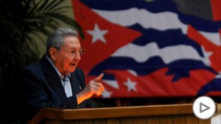 Raúl Castro, durante la inauguración del séptimo congreso del PCC. (Reuters)