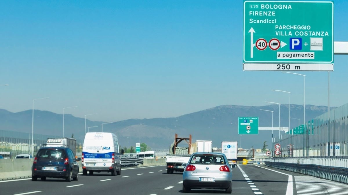 Una de las autopistas que Atlantia tiene en Italia a través de Autostrade