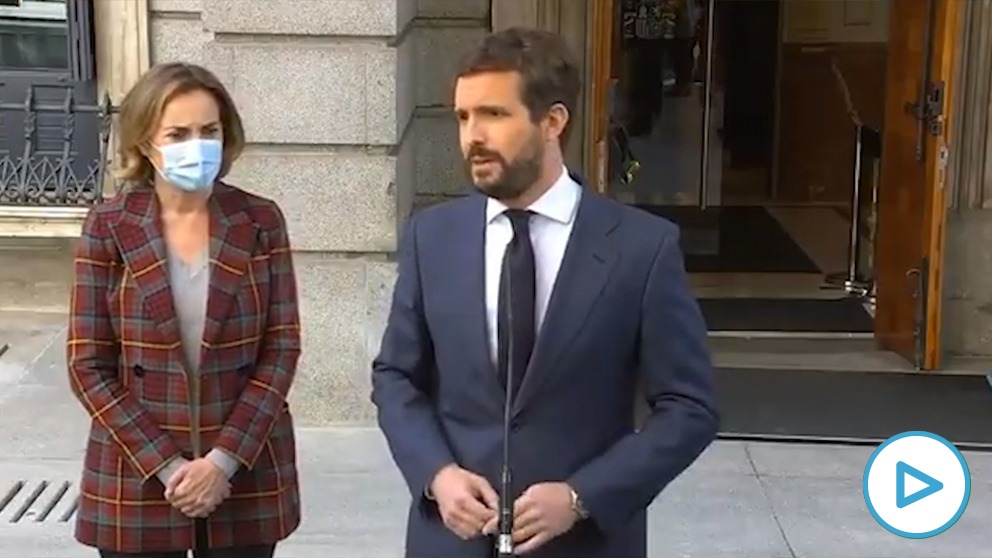 Pablo Casado y Cuca Gamarra.