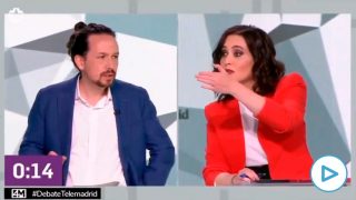 Pablo Iglesias e Isabel Díaz Ayuso.