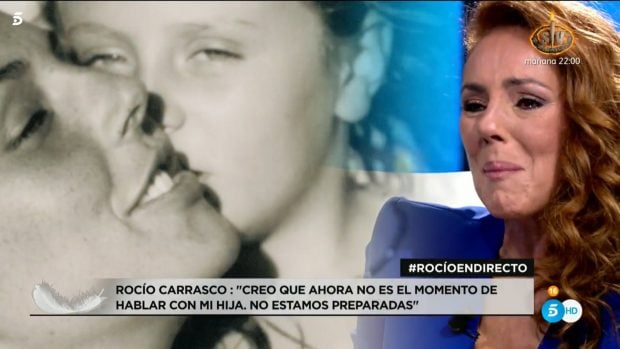 Rocío se rompía al hablar de su hija