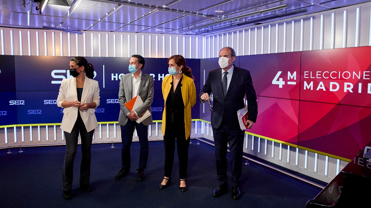 Ángel Gabilondo, Rocío Monasterio, Edmundo Bal y Mónica García.