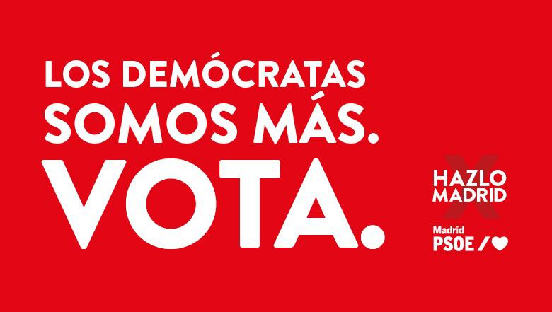 Cartel electoral del PSOE.