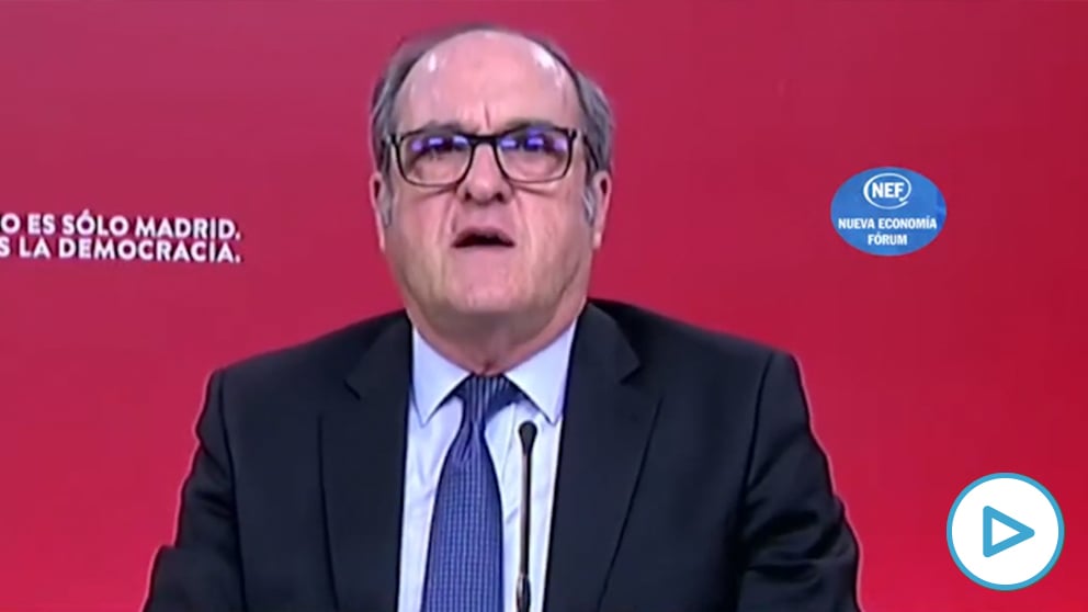 El candidato del PSOE al 4M, Ángel Gabilondo.
